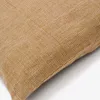 Almohadón Benisa 100% lino a cuadros mostaza y blanco 50 x 50 cm en Amarillo - Textiles, Uruguay | Kavehome, vista 3 de 3