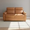 Sofa 2 Cuerpos Cuero-100-natural Marron Laurent Camel en Beige - Sillones y sofás, Uruguay | Divino, vista 1 de 5