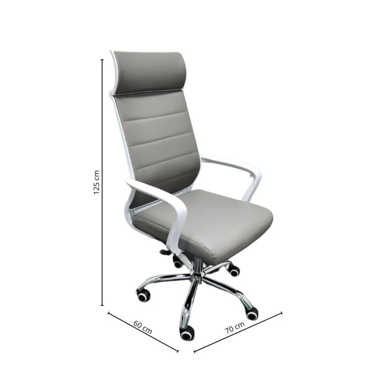 Silla de oficina AeroComfort Pro - Gris en Gris - Sillas de escritorio, Uruguay | La Cueva Muebles, vista 6
