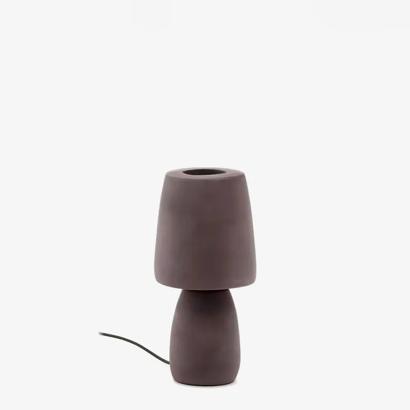 Lámpara de mesa Tandy de terracota marrón en Marrón - Lámparas de mesa, Uruguay | Kavehome