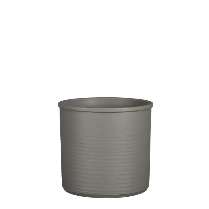 Maceta Momo Ceramica Gris 1114816 en Gris - Jarrones, Uruguay | Divino