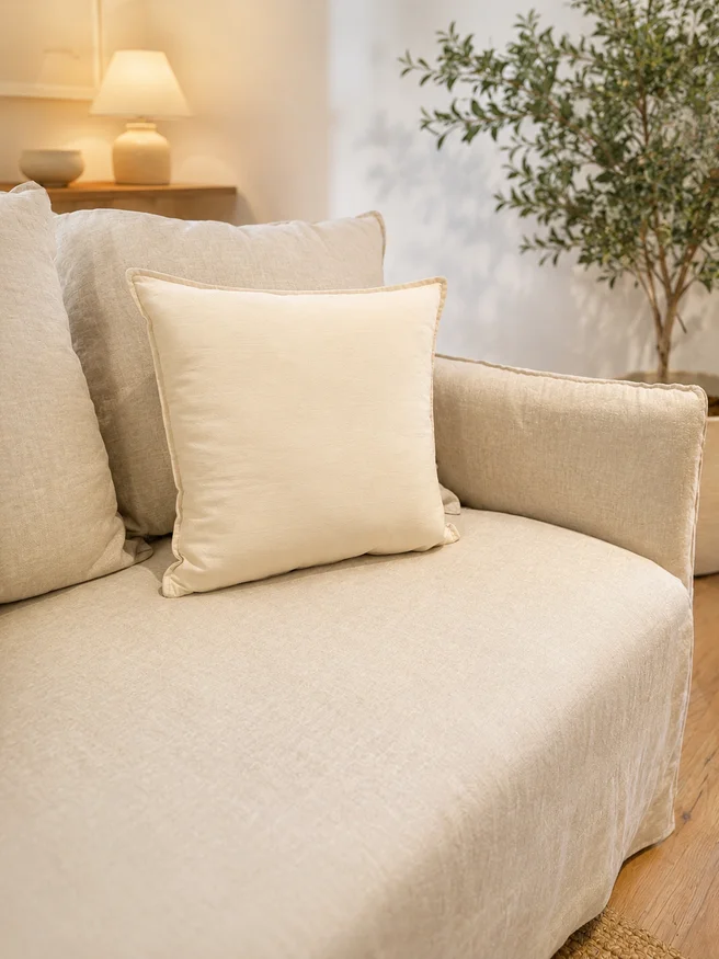 Almohadón Basico en Gris - Textiles, Uruguay | Decilo con Alma, vista 2
