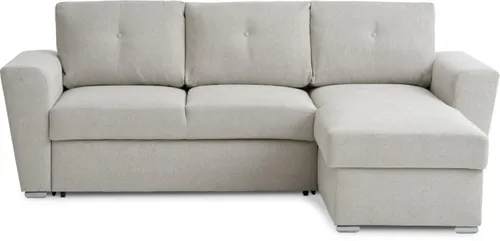 Sofá cama VEJLBY chaise longue tela arena en Beige - Sillones y sofás, Uruguay | JYSK