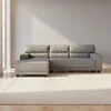 Sofá C/chaise Gris Tela Excelence Izq en Gris - Sillones y sofás, Uruguay | Divino, vista 1 de 5