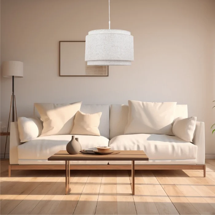 Luminaria Colgante Blitz ø 45 cm en Blanco - Lámparas colgantes, Uruguay | Serlux, vista 3