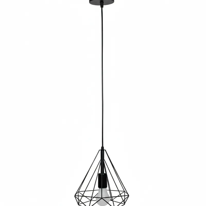 Lámpara colgante Diamond Wire en Negro - Lámparas colgantes, Uruguay | La Perla