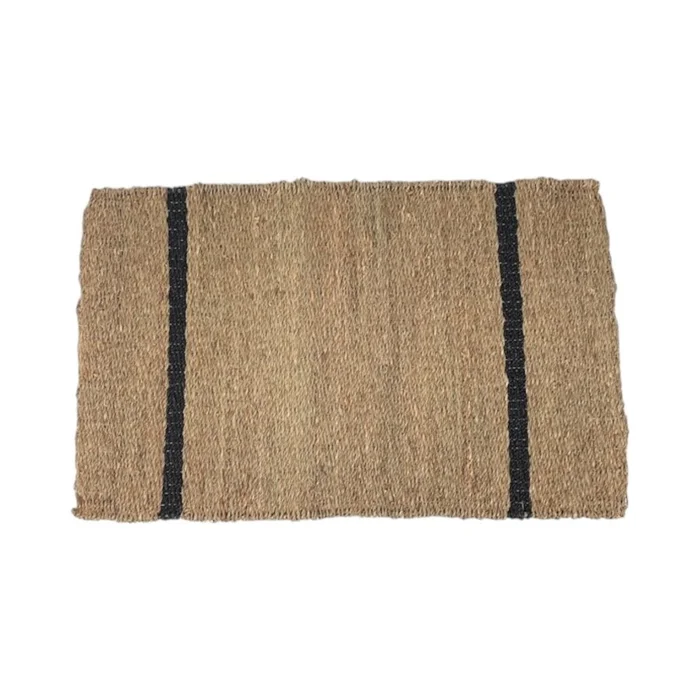 ALFOMBRA RECT. LINEAS SEAGRASS 80X50CM BICOLOR en Multicolor - Alfombras, Uruguay | Decohogar