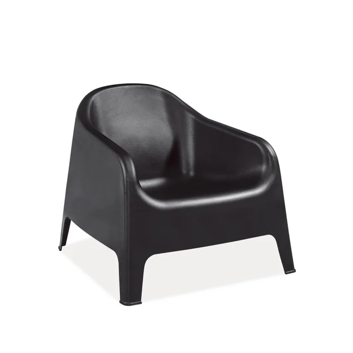 Butaca Exterior Polipropileno Negro Skarpo en Negro - Muebles para el exterior, Uruguay | Divino