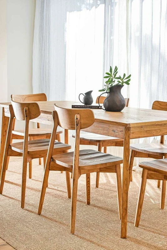 SILLA MICK - OLMO MIEL en Madera natural - Sillas, Uruguay | La Iberica, vista 13
