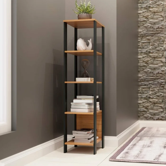 Torre con 5 Estantes 100% MDF - Linea Factory - Bibliotecas, Uruguay | Balton, vista 3