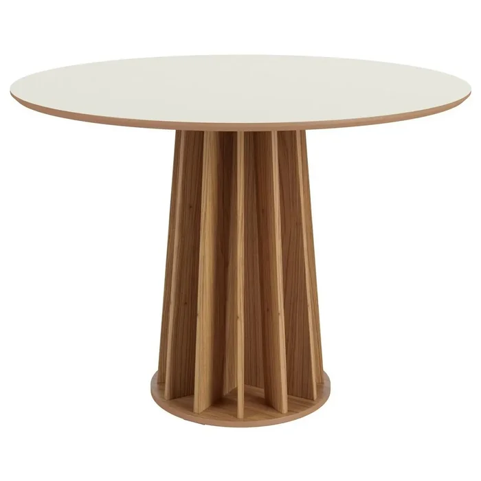 Mesa de Comedor Berlin Redonda 105CM - 100% MDF en Multicolor - Mesas de comedor, Uruguay | Balton, vista 3
