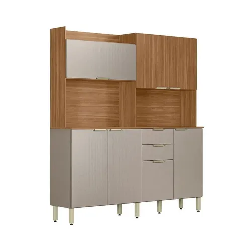 Kit De Cocina Completo 7 Puertas 2 Cajones 100% Mdp en ALMENDRA TOUCH NUDE PRIME - Butacas, banquetas y puffs, Uruguay | Soy Hogar
