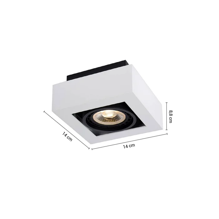 Lámpara de Techo Walle 1 Blanco en Blanco - Lámparas colgantes, Uruguay | Serlux, vista 5
