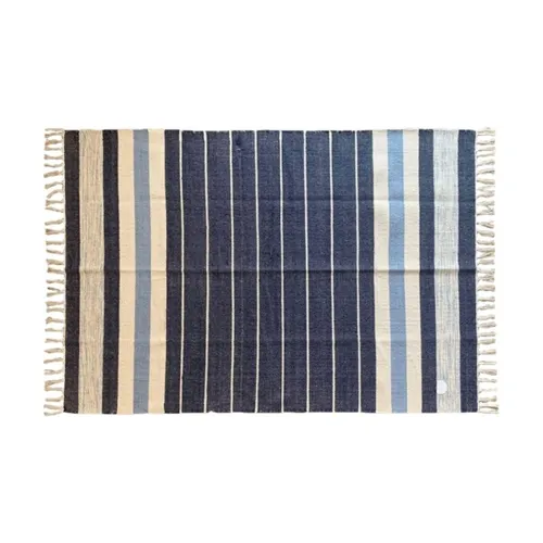 ALFOMBRA C/FLECOS 150X210CM CENTRO AZUL - Textiles, Uruguay | Decohogar