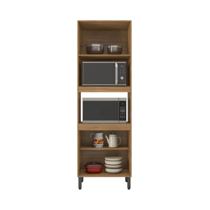 Panelero Mueble Cocina Duplo 4 Puertas 5 Estantes Microondas en ALMENDRA NUDE - Muebles, Uruguay | Soy Hogar, vista 2