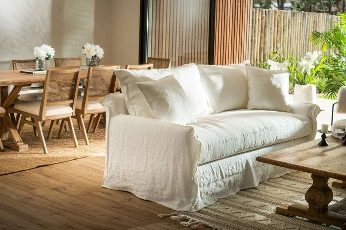 SILLON ALMA LINO BLANCO - 2.08 MTS en Blanco - Sillones y sofás, Uruguay | La Iberica, vista 18