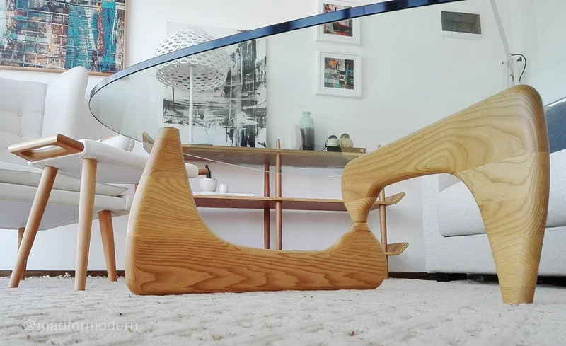 Noguchi Coffee Table | Isamu Noguchi en Madera natural - Mesas de living, Uruguay | Mad for Modern, vista 4