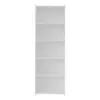 Biblioteca 5 estantes - Blanco en Blanco - Bibliotecas, Uruguay | La Cueva Muebles, vista 3 de 5