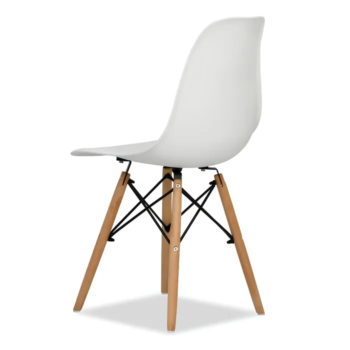 Juego de comedor 6 sillas Eames 120 - Blanco en Blanco - Mesas de comedor, Uruguay | Rústico Hogar, vista 3