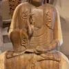 Buda Vitarka Mudra tallado en madera – 1metro de altura - Decoración, Uruguay | Balihai, vista 1 de 4