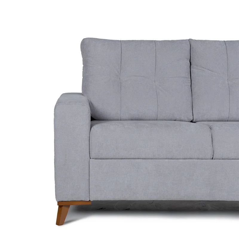Sofá Katrina - Tela Microfibra - 2 cuerpos - 10286 (Gris) en Gris - Sillones y sofás, Uruguay | NYR, vista 3
