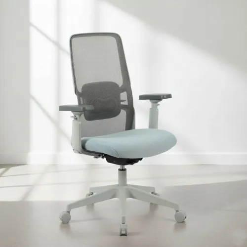 Silla De Oficina Malla-y-polipropileno Gris M2 en Gris - Escritorios y sillas de escritorio, Uruguay | Divino