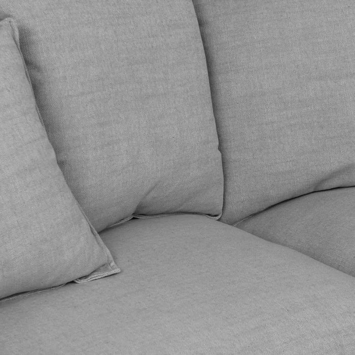 Sofá 3 Cuerpos Tela-premium Gris Bahama en Gris - Sillones y sofás, Uruguay | Divino, vista 3