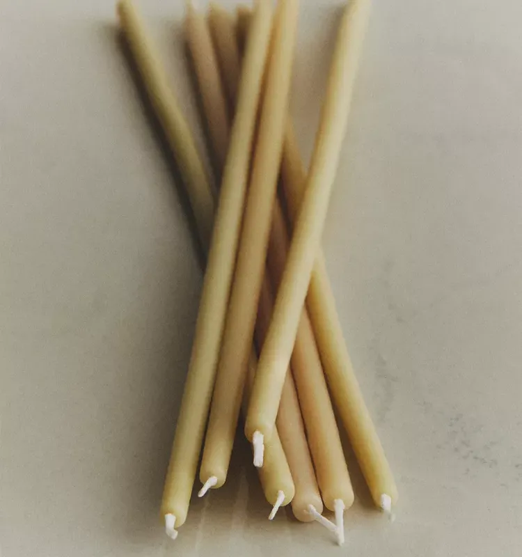PACK VELAS FINAS DECORATIVAS CILINDRO (PACK DE 10) - Velas y Portavelas, Uruguay | Zara Home