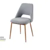 Silla de Comedor tapizada OCTAVIA - Gris en Gris - Sillas, Uruguay | Finkel, vista 2 de 3