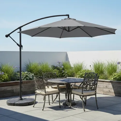 Sombrilla de Jardín 3.0m - Gris en Gris - Muebles para el exterior, Uruguay | Rústico Hogar