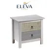 Mesa de luz 2 cajones Linea Flora - Blanco en Blanco - Mesas de luz, Uruguay | Nario Hogar, vista 1 de 2