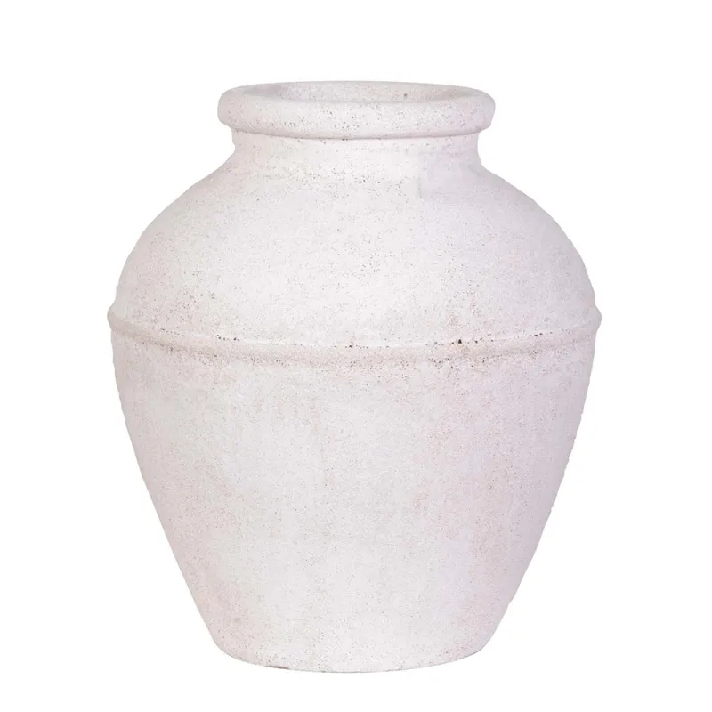 Jarrón Gentong Ceramica Natural-beige 33.171.092, Crema en Beige - Jarrones, Uruguay | Divino