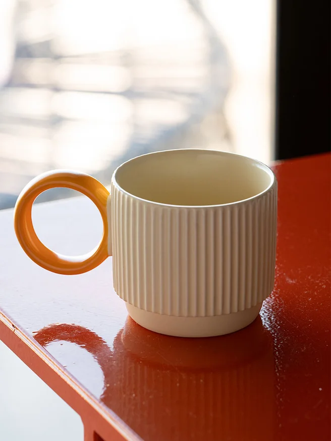 Taza Asa Redonda Color en Beige - Decoración, Uruguay | Cabana, vista 2