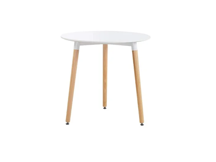 Mesa Redonda EAMES Blanca en Blanco - Mesas de comedor, Uruguay | Finkel