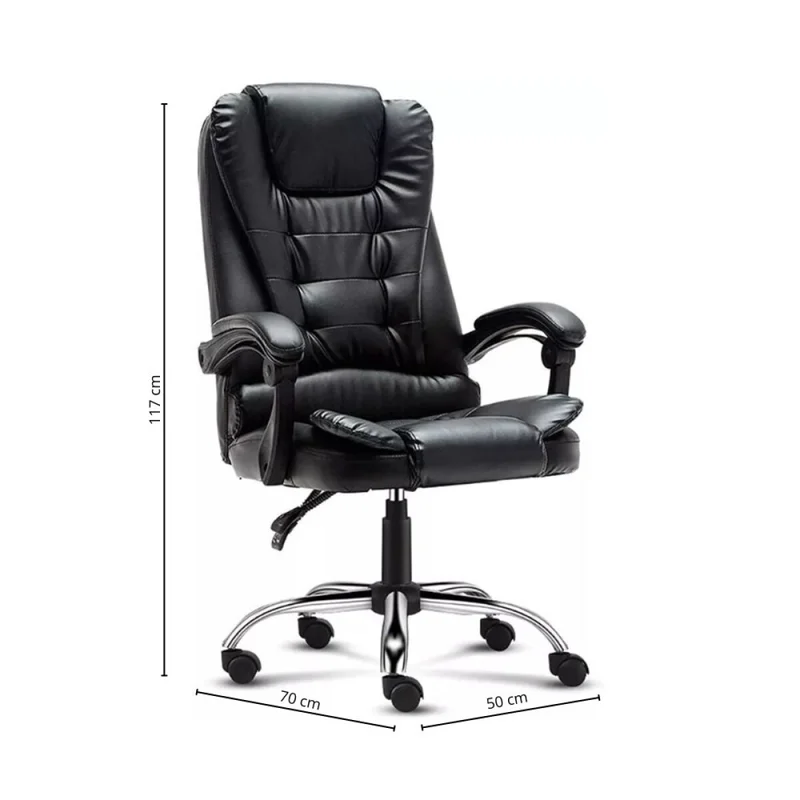 Silla de oficina OmniSeat en Negro - Sillas de escritorio, Uruguay | La Cueva Muebles, vista 9