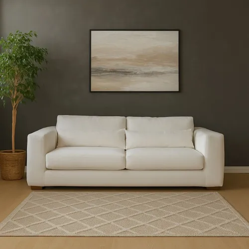 SOFA BOAS BLANCO 4 CUERPOS - Sillones y sofás, Uruguay | Viasono