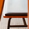 Banco Carabel de acero y chapado de nogal 100 cm en Marrón, Negro - Butacas, banquetas y puffs, Uruguay | Kavehome, vista 7 de 7