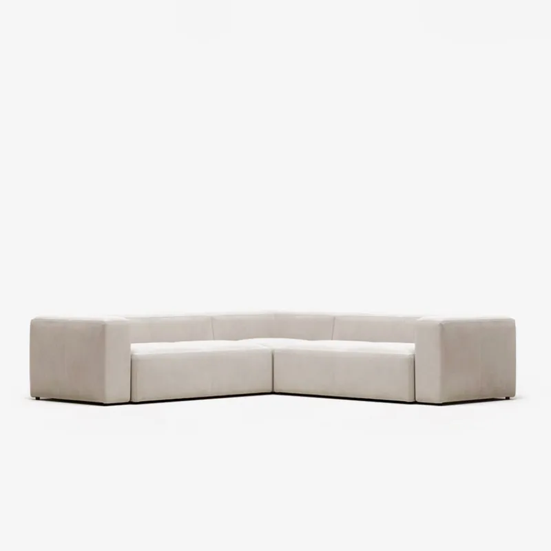 Sofá rinconero Blok 4 plazas beige 290 x 290 cm en Beige - Sillones y sofás, Uruguay | Kavehome