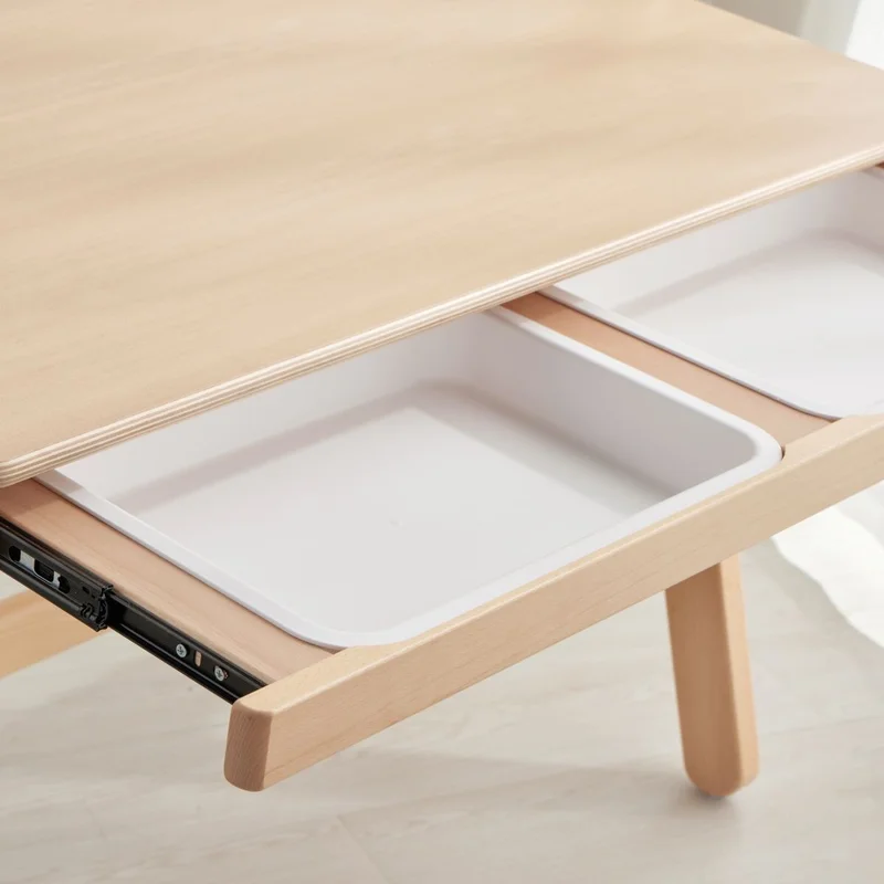 ESCRITORIO ELITE BEIGE en Madera natural - Escritorios y sillas de escritorio, Uruguay | Viasono, vista 3
