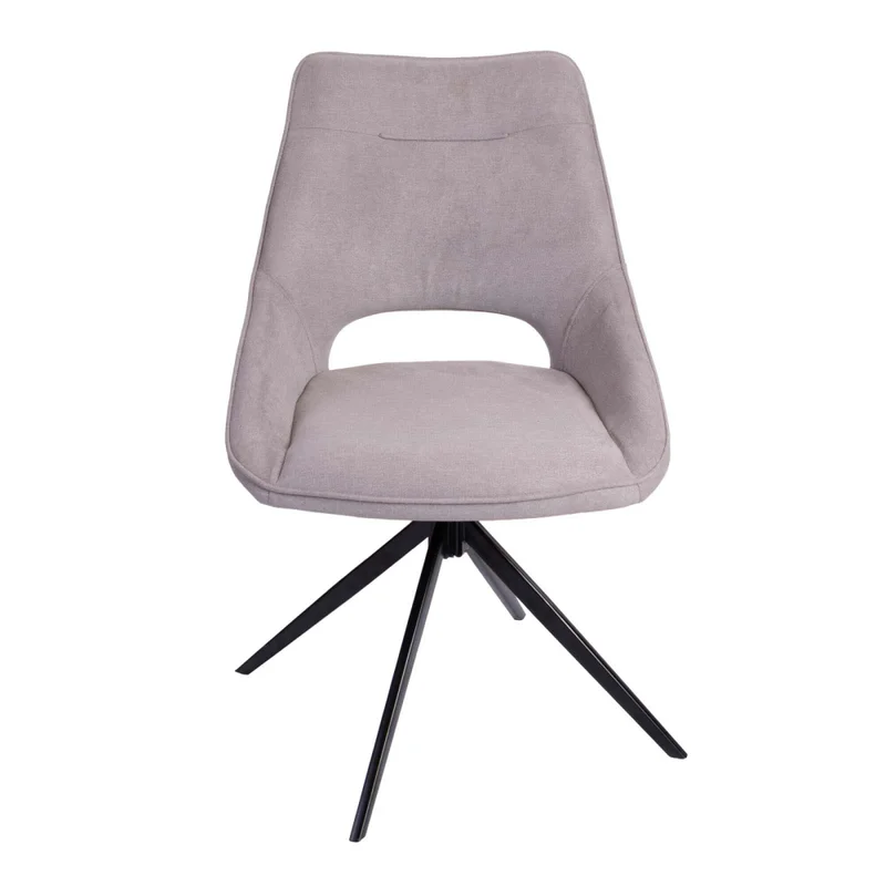 Silla De Oficina Tela-y-polipropileno Gris Christie en Gris - Escritorios y sillas de escritorio, Uruguay | Divino, vista 3