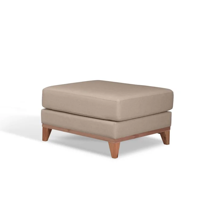 Puff Easy Clean Tela Natural-beige Luxor Premium Beige en Beige - Sillones y sofás, Uruguay | Divino, vista 2