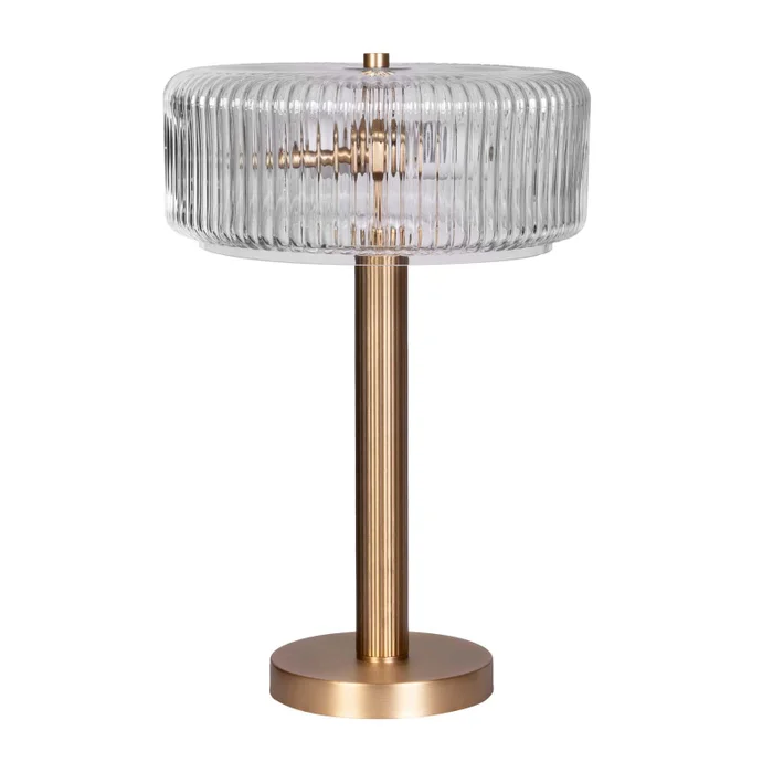 Lámpara de mesa Metal Amarillo Ml241207 Dorado en Dorado - Lámparas de mesa, Uruguay | Le Blanc