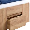Estructura cama LIMFJORDEN 90x190 2 cajones roble natural - Dormitorio, Uruguay | JYSK, vista 3 de 4