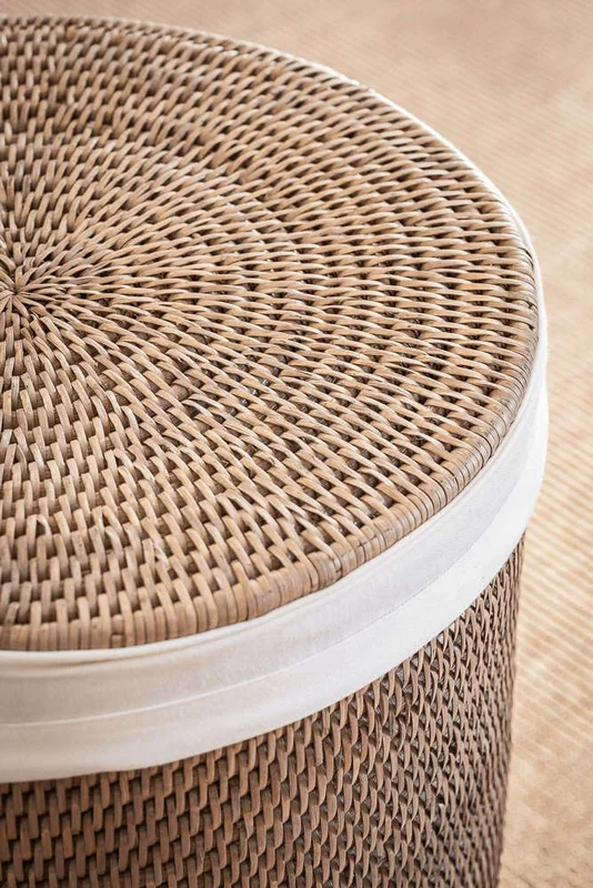 CESTO ROPA RATTAN - NUDE en Marrón - Canastos, Uruguay | La Iberica, vista 3