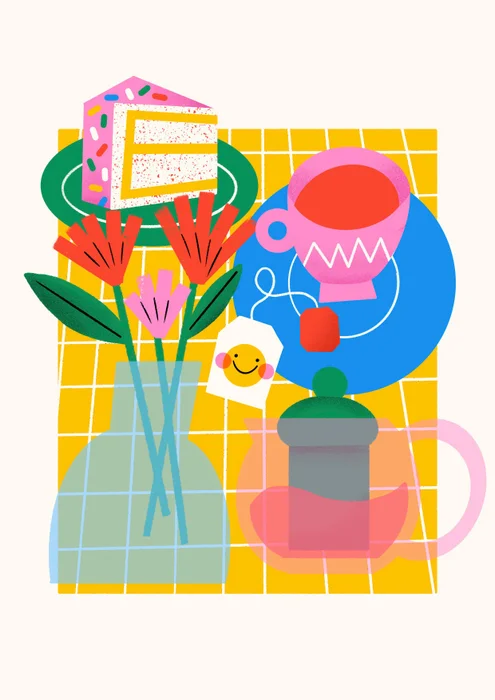 Merienda en Multicolor - Láminas, Uruguay | Mara Estudio