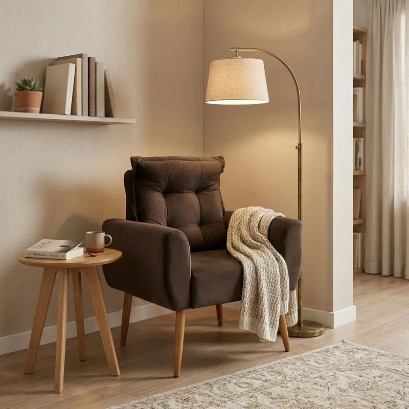 Sofa Sillon Poltrona 1 Cuerpo Dakota - Marrón en Marrón - Sillones y sofás, Uruguay | Rústico Hogar