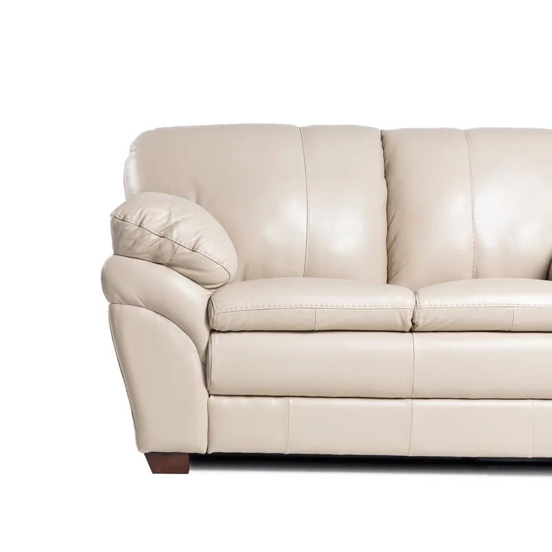 Sofá Gaudi - Cuero Básico - 2 cuerpos - 519 (Beige) en Beige - Sillones y sofás, Uruguay | NYR, vista 3
