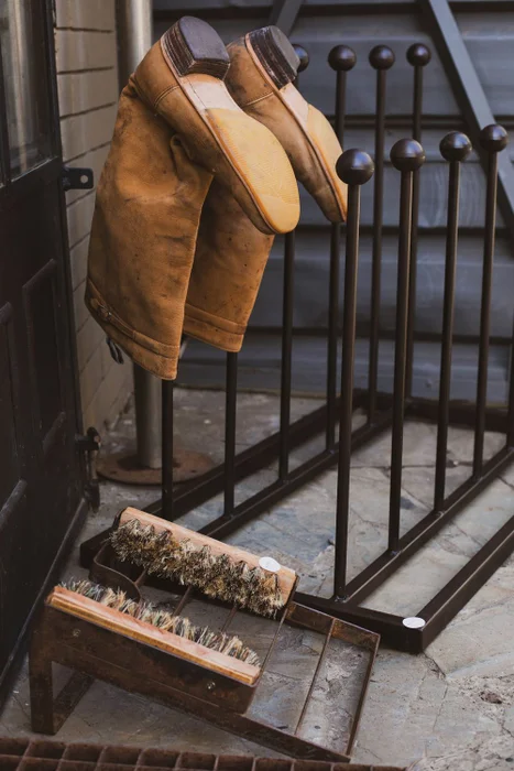 Botero para 6 pares - Zainas en Marrón - Textiles, Uruguay | Zainas