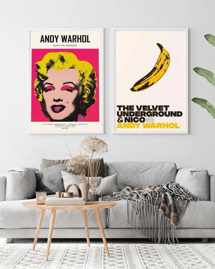 Andy Warhol - Marilyn Monroe & Banana en Multicolor - Láminas, Uruguay | La Cuadrería, vista 2