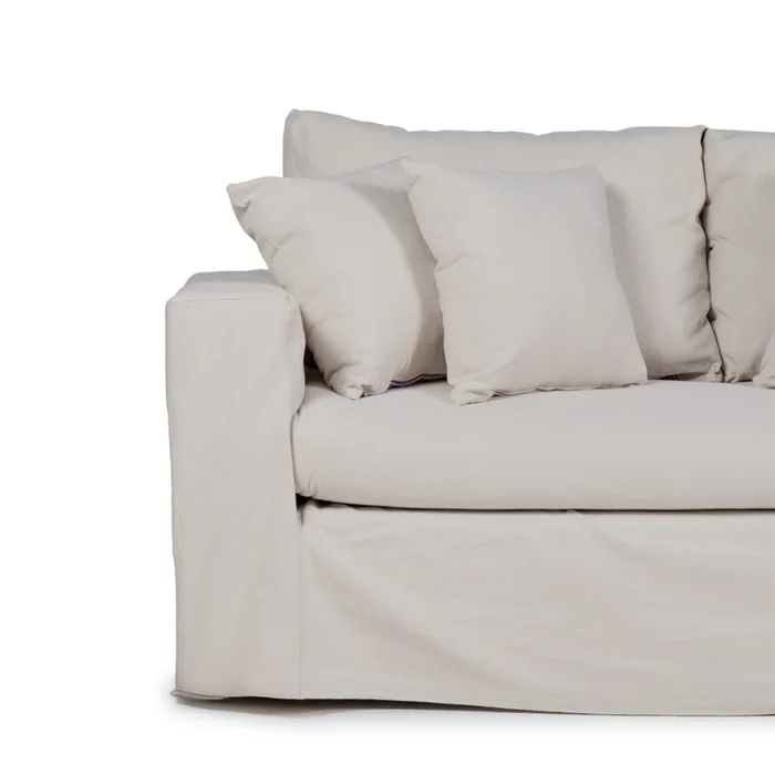 Sofá Moscow con Funda - Tela Rústica - 2,5 cuerpos - TD5260-1635 (Beige) en Beige - Sillones y sofás, Uruguay | NYR, vista 3